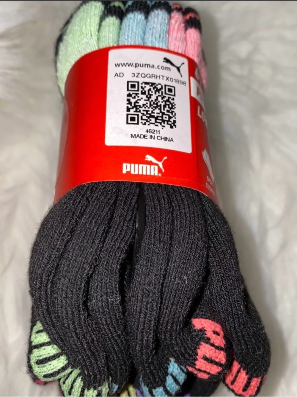 Puma little kids Socks size 5/6.5 New never opened